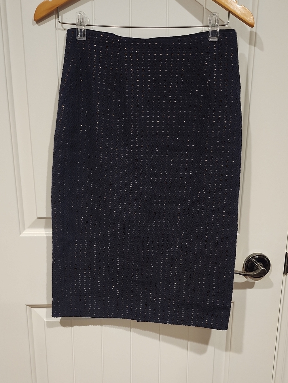 LAUREL Classic NAVY Pencil Skirt - Sleek Professional Style